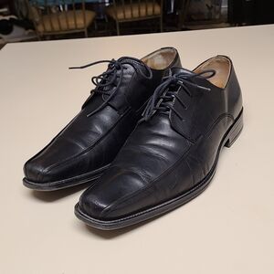 San Marina Square toe leather oxford derby dress shoes 44